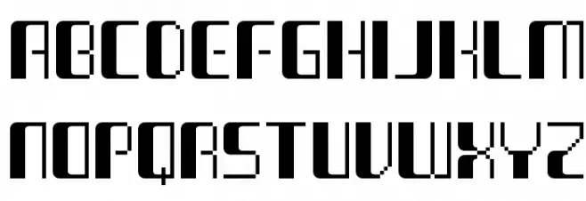 Virus 53X Schriftart Groß