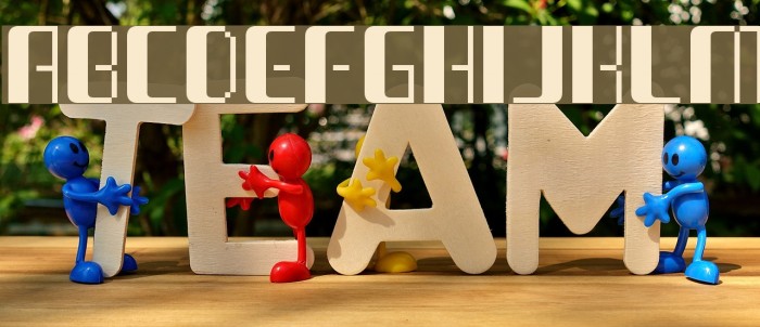 Virus 53X Font examples