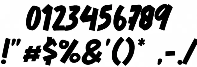 Virus Killer Font OTHER CHARS