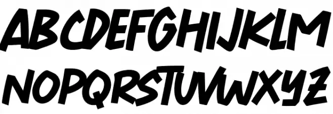 Virus Killer Schriftart Groß