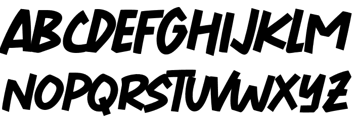 Virus Killer Font LOWERCASE