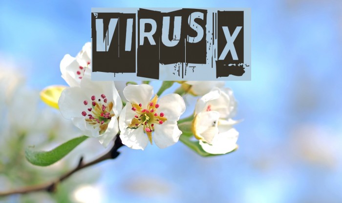Virus X Font examples