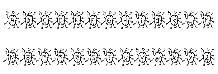Virus Font LOWERCASE