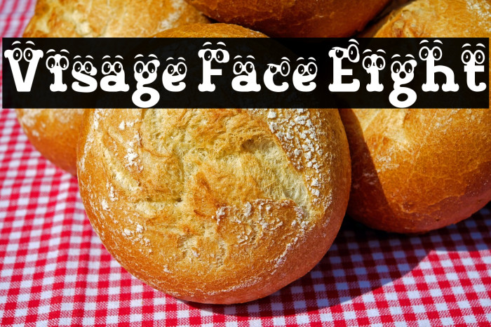 Visage Face Eight 字体 examples