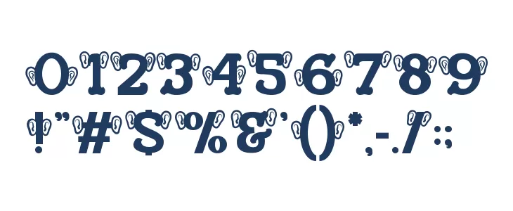 Visage Face Five Font OTHER CHARS