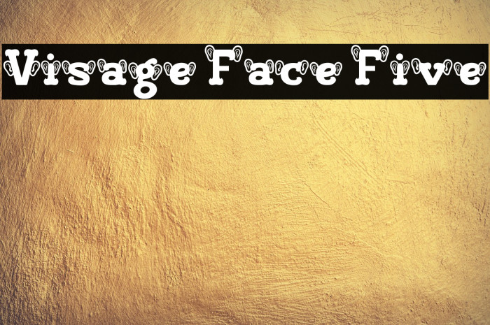Visage Face Five Font examples