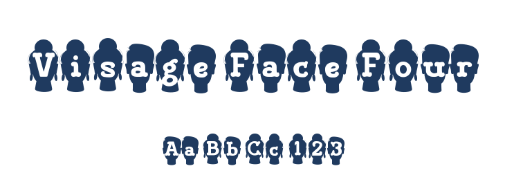 Visage Face Four Font Preview