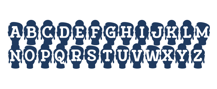 Visage Face Four Uppercase