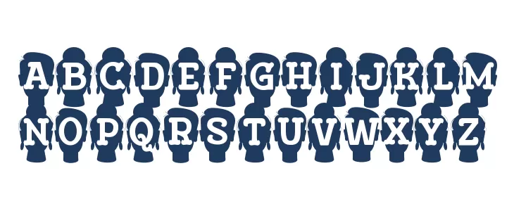 Visage Face Four خط أحرف كبيرة