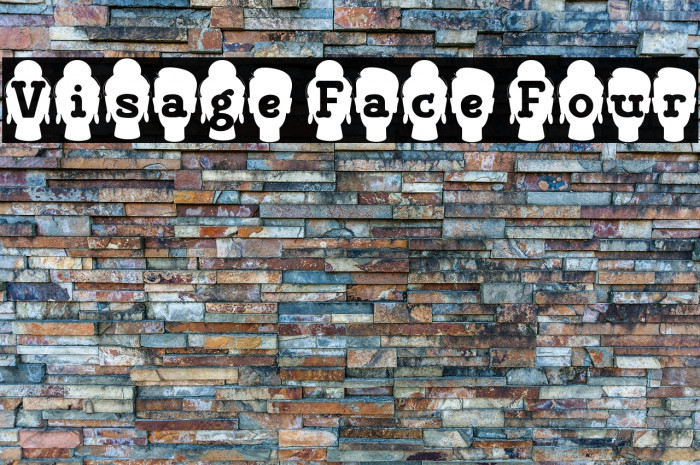 Visage Face Four خط examples