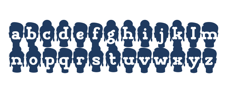 Visage Face Four Lowercase