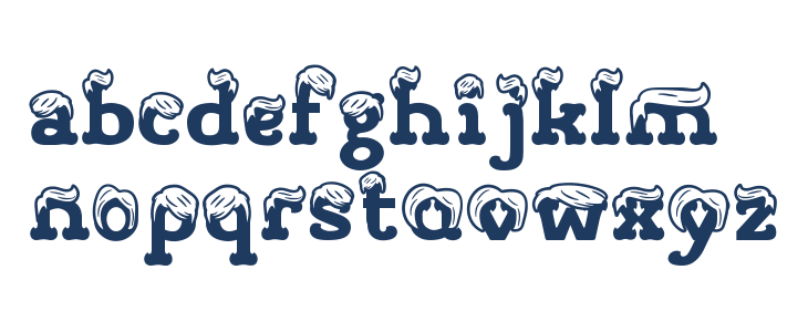 Visage Face Nine Lowercase