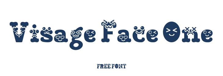 Visage Face One  Free Fonts Download