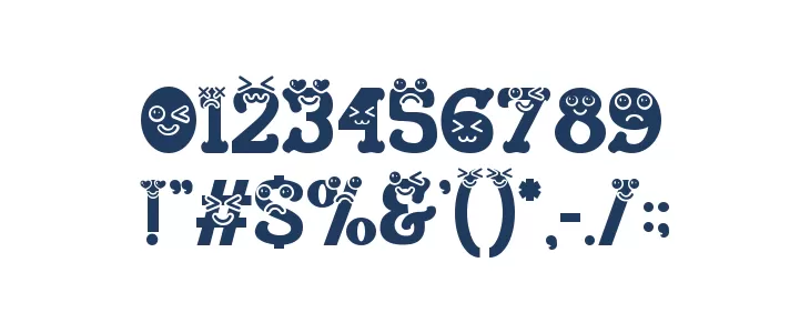 Visage Face One Font OTHER CHARS