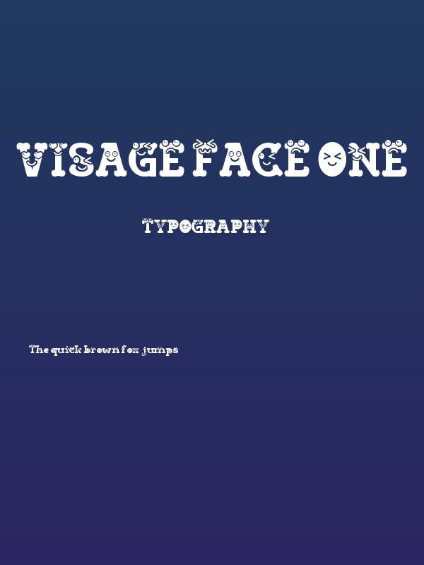 Visage Face One Poster