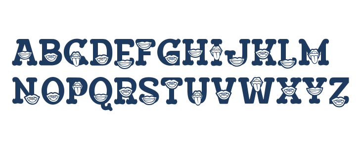 Visage Face Seven Uppercase