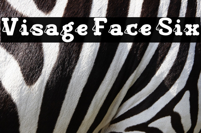 Visage Face Six Font examples