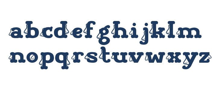 Visage Face Six Lowercase