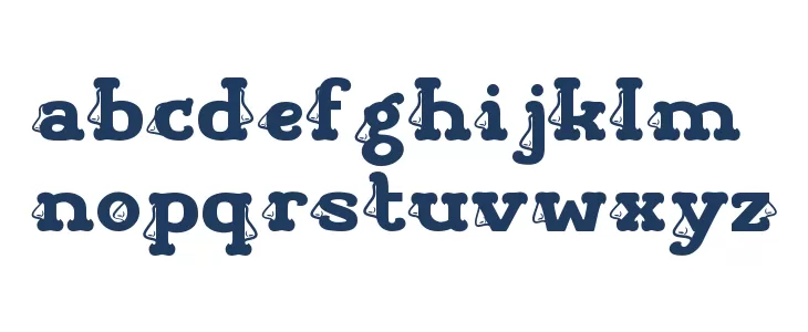 Visage Face Six Font LOWERCASE