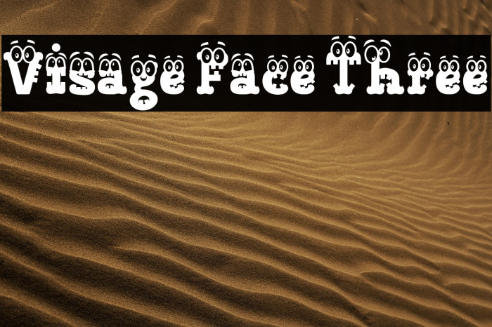 Visage Face Three Font examples