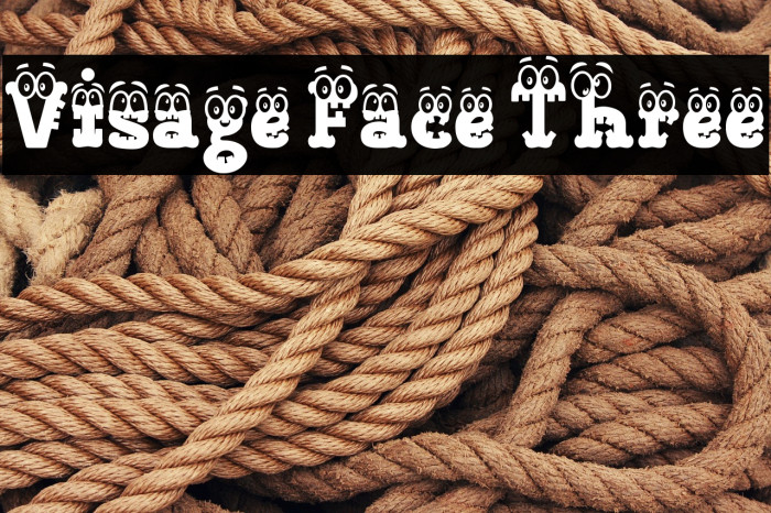 Visage Face Three Font examples