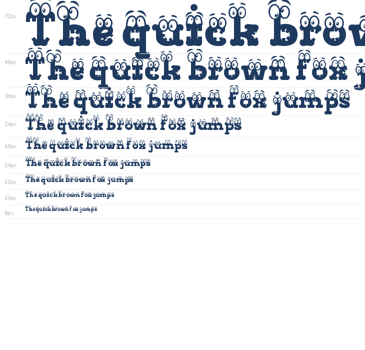 Visage Face Three Waterfall