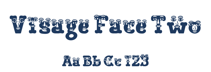 Visage Face Two Font Preview