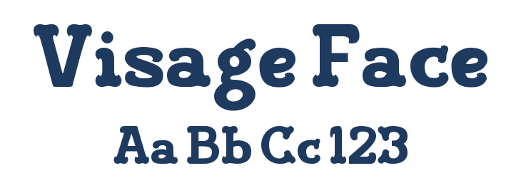 Visage Face Font Preview