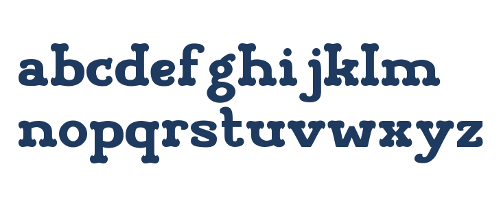 Visage Face Lowercase