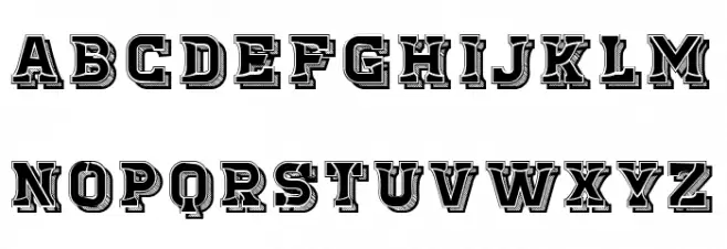Viscosus Filled Regular Schriftart Groß