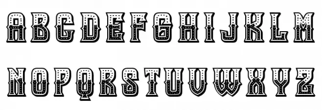 Visigothica Regular Schriftart Groß
