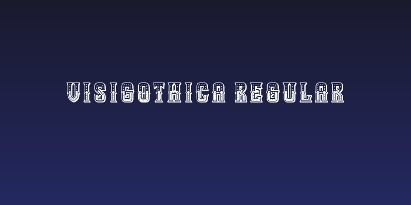 Visigothica Regular Social Header