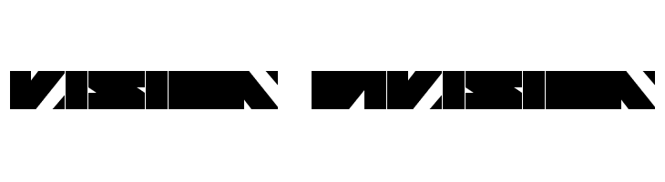 Vision Division Font