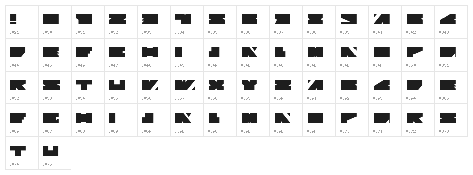 Vision Division Character Map