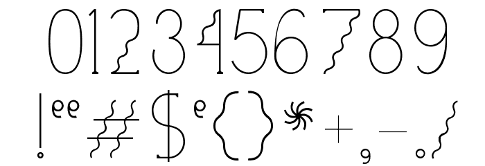 Visionair Font OTHER CHARS