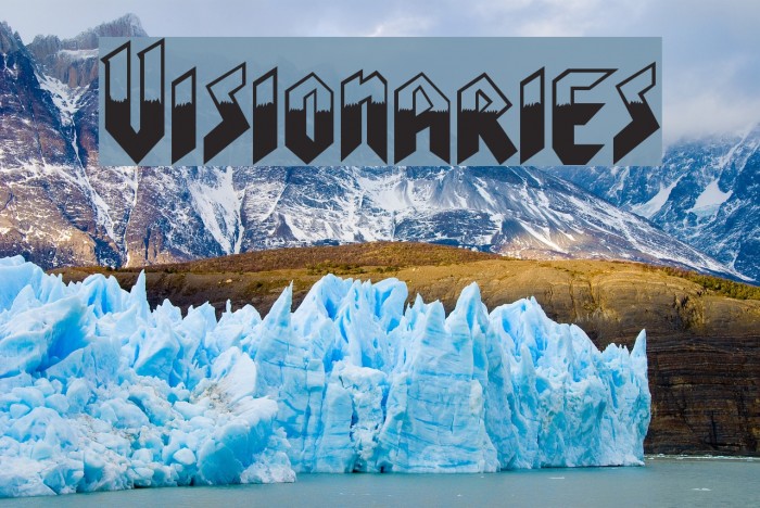 Visionaries Font examples