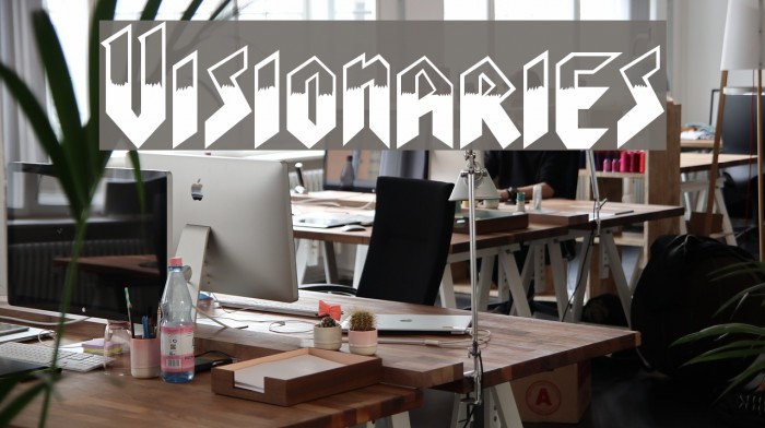 Visionaries Font examples