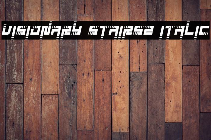 Visionary Stairs2 Italic Example 1