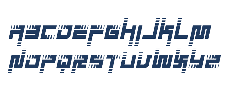 Visionary Stairs2 Italic Lowercase