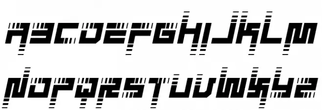 Visionary Stairs2 Italic 字体 小写