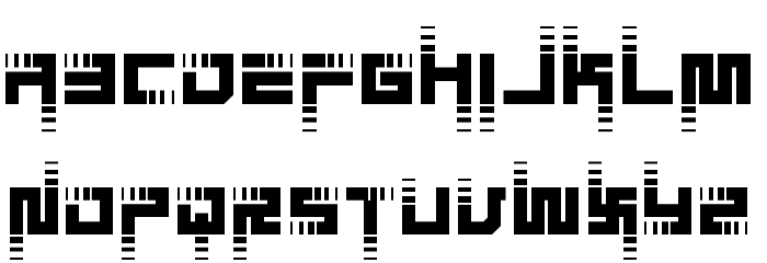 Visionary Stairs2 Font LOWERCASE