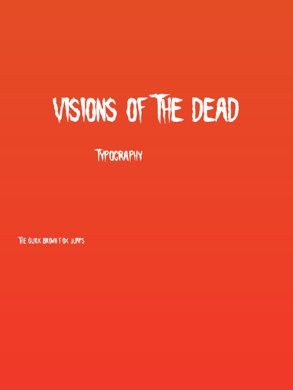 Visions of the Dead Poster