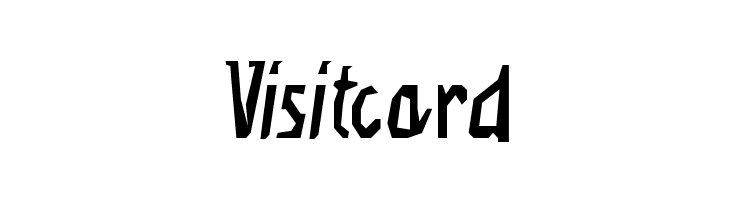 Visitcard  baixar fontes gratis