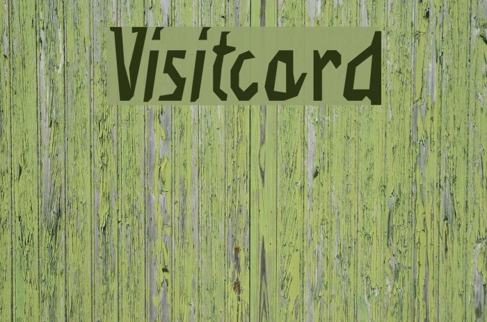 Visitcard Example 2