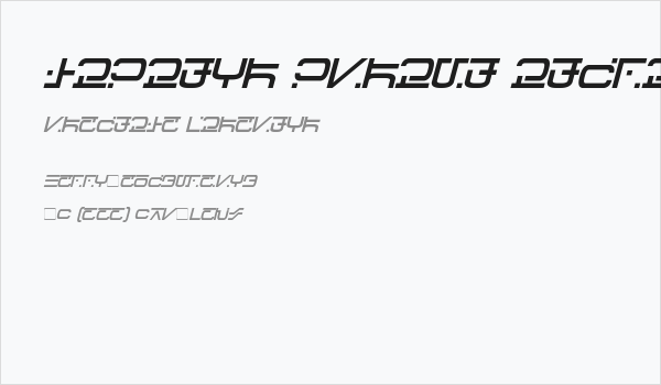 Visitor Script Italic Business Card