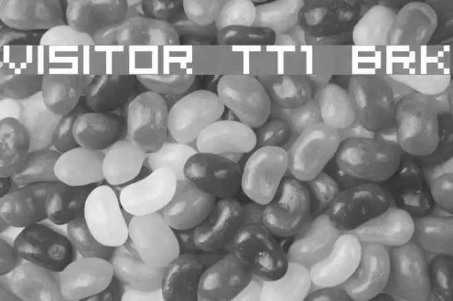 Visitor TT1 BRK Font examples