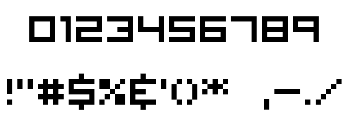 Visitor TT2 -BRK- Font OTHER CHARS