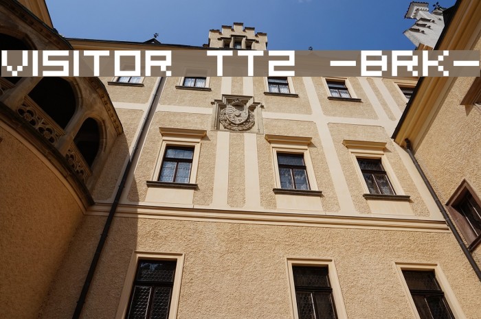 Visitor TT2 -BRK- Font examples