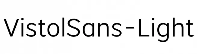 VistolSans-Light  Скачать бесплатные шрифты