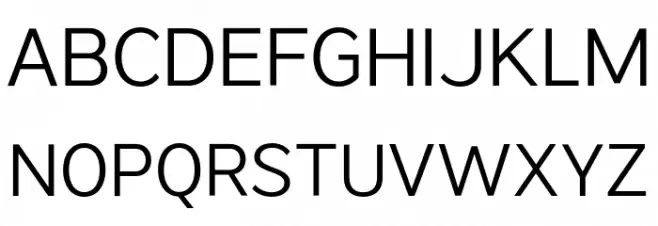VistolSans-Light Schriftart Groß